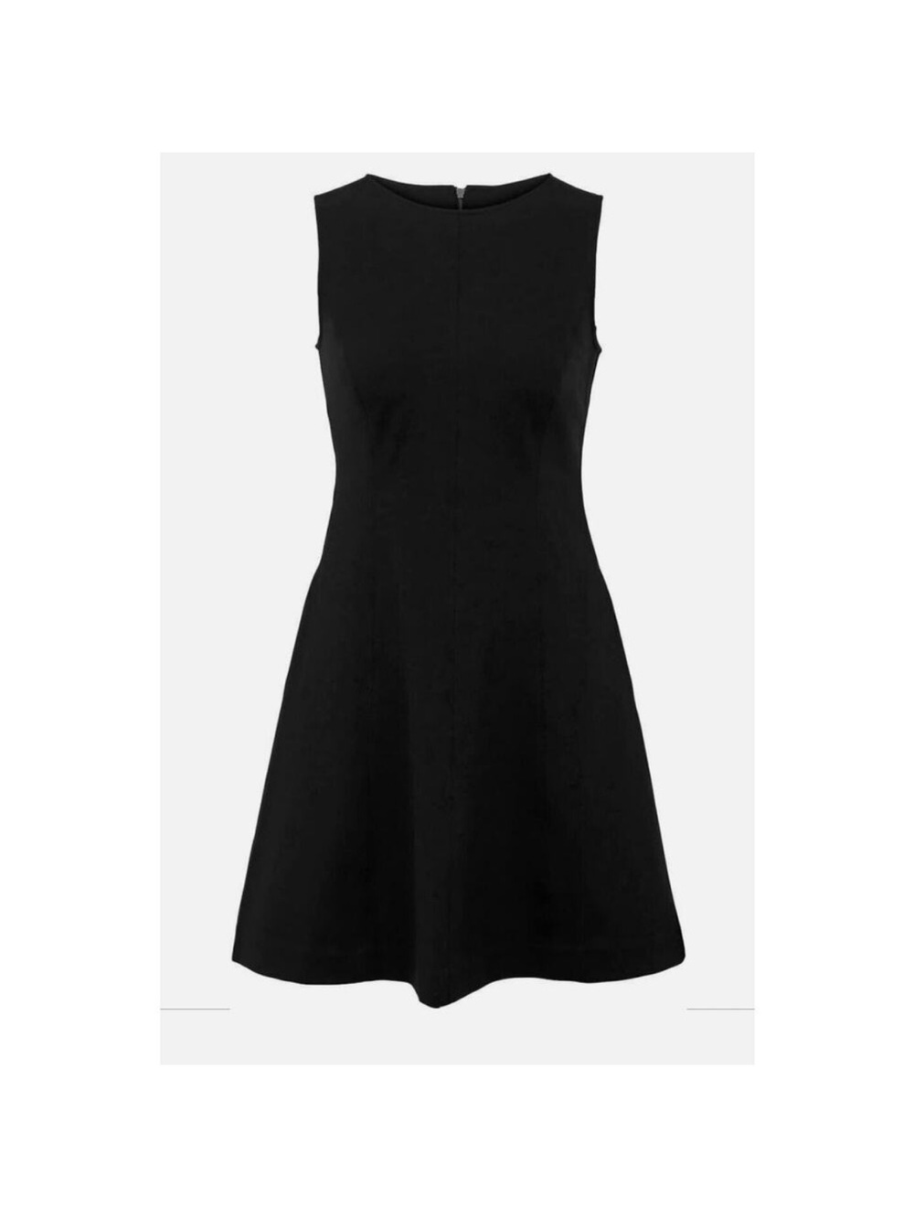 SPANX Black Sleeveless Fit-and-Flare Mini Dress
